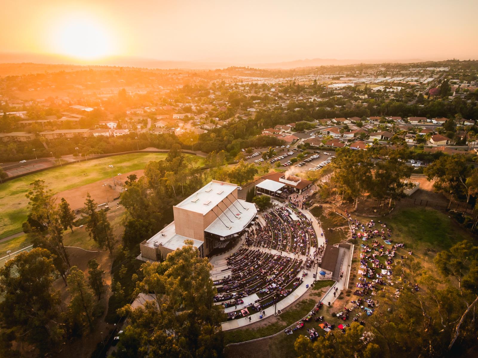 Amphitheatre aerial view